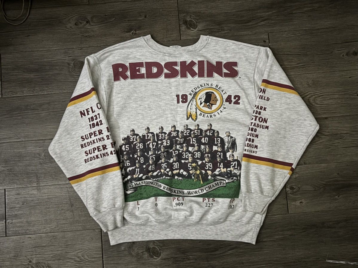 NFL Vintage 90s Washington Redskins Long Gone Crewneck xl Size US XL / EU 56 / 4 - 2 Thumbnail