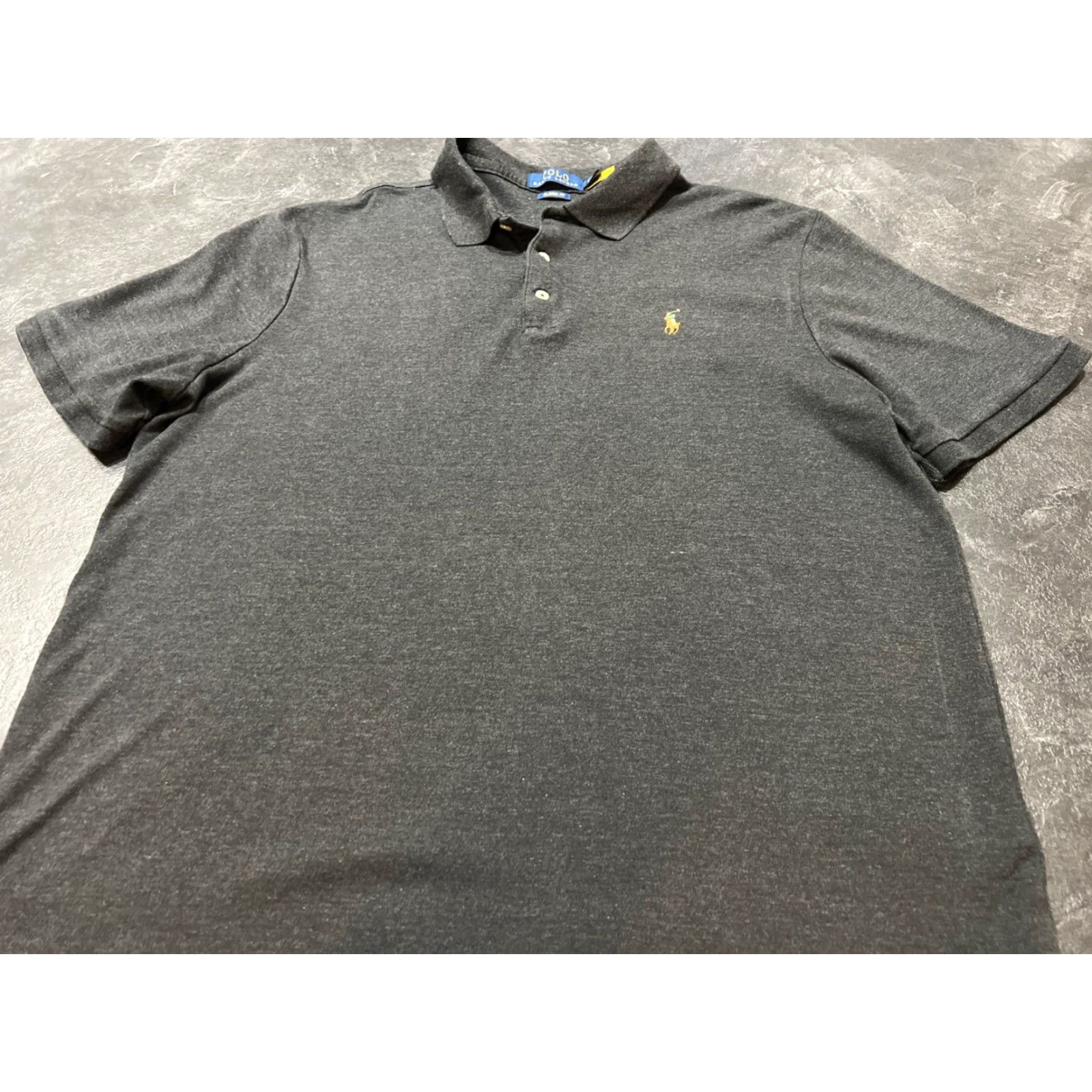 Polo Ralph Lauren Polo Ralph Lauren Shirt Large L Flesh Pony Golf Charcoal Gray Short Sleeve Size US L / EU 52-54 / 3 - 2 Thumbnail