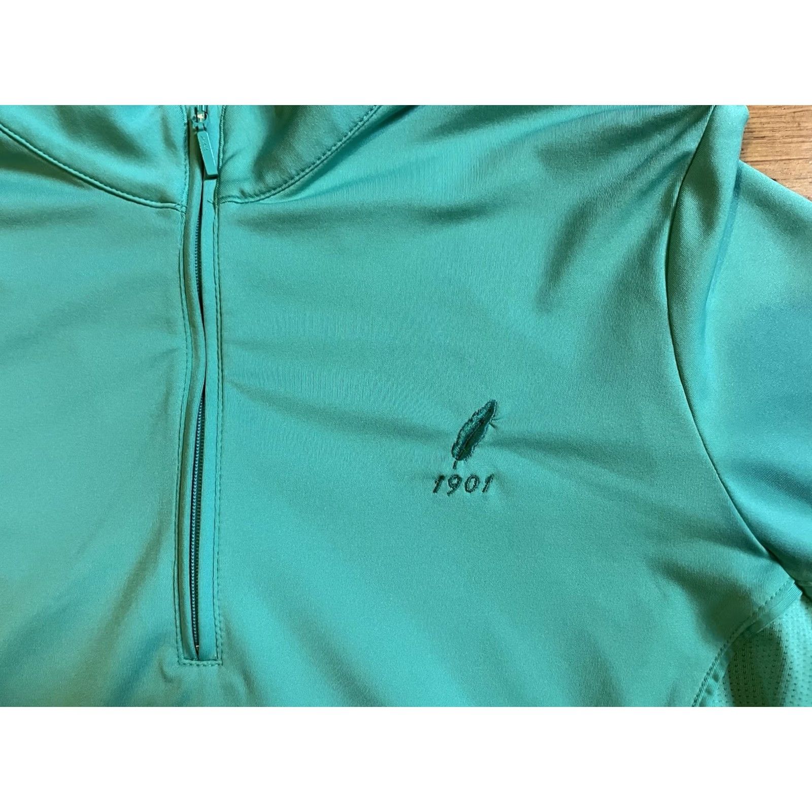 Peter Millar Peter Millar Wicking E4 1/4 Zip Golf Performance Shirt Women’s M Green Size M / US 6-8 / IT 42-44 - 3 Thumbnail