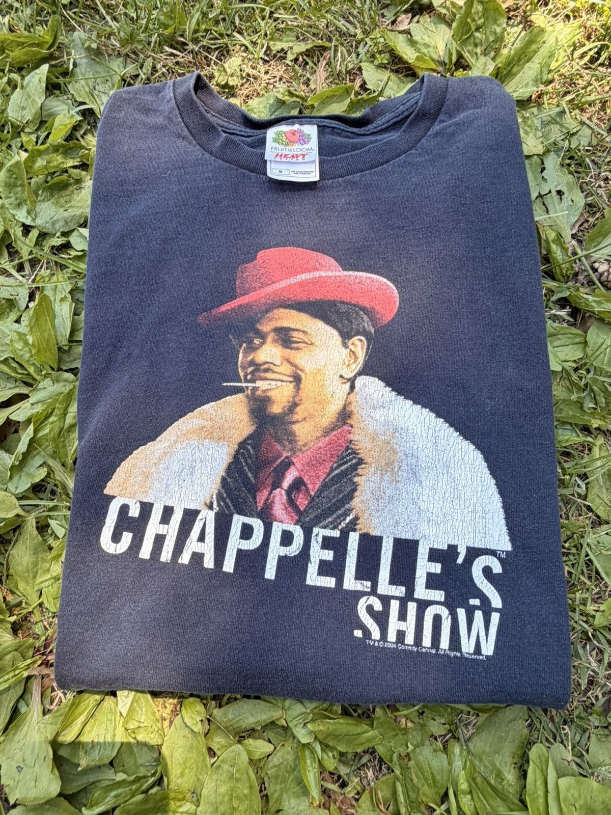 Rap Tees 2004 Dave Chappelle’s show Comedy Central tee Size Medium Size US M / EU 48-50 / 2 - 8 Thumbnail