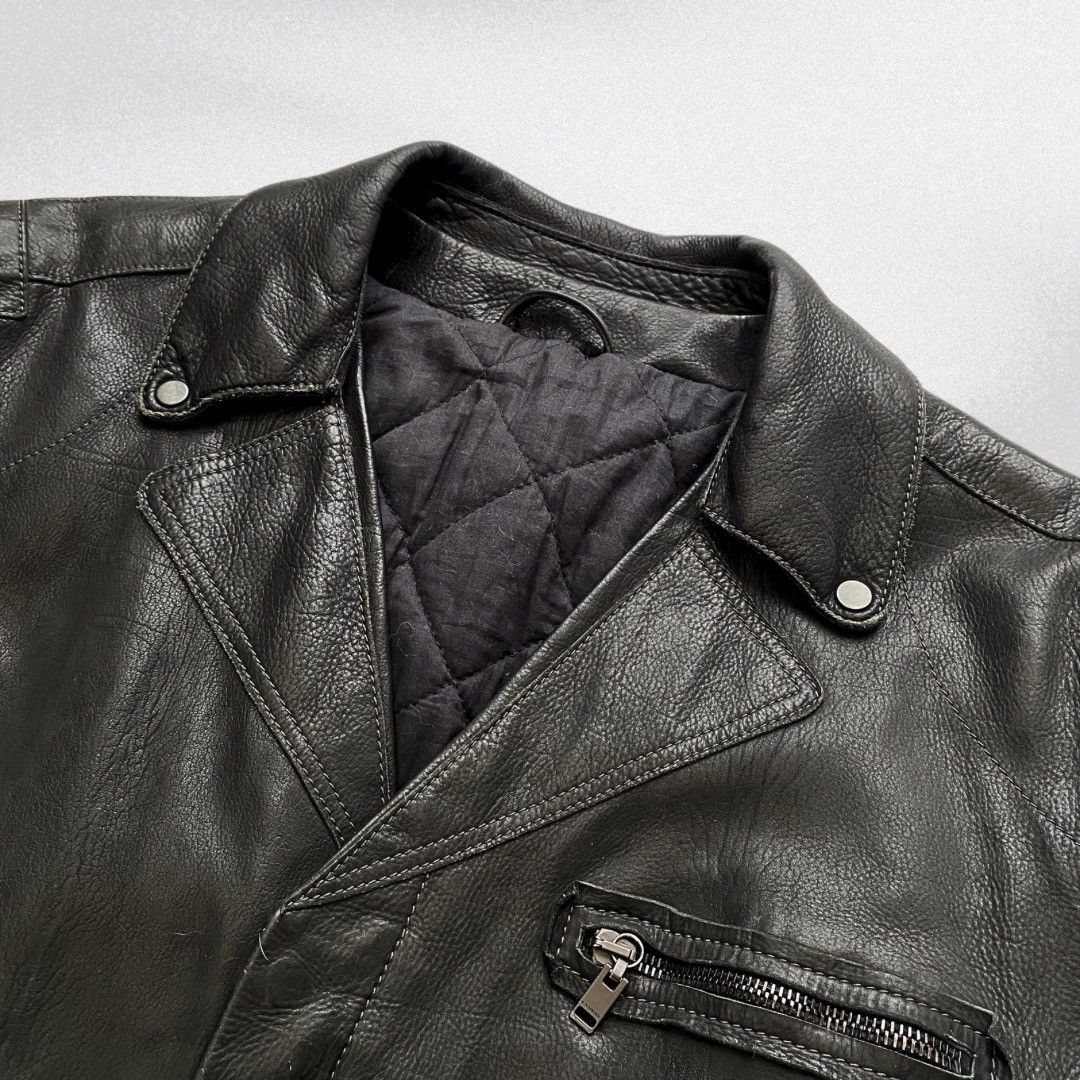 Lanvin A/W2010 Lanvin Leather Moto Jacket Size US L / EU 52-54 / 3 - 3 Thumbnail