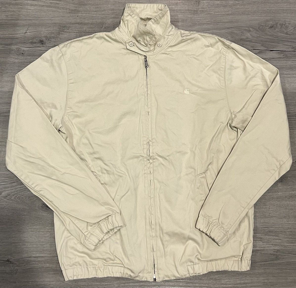 Carhartt Wip Cream Carhartt WIP Duke lightweight jacket Size US M / EU 48-50 / 2 - 1 Thumbnail