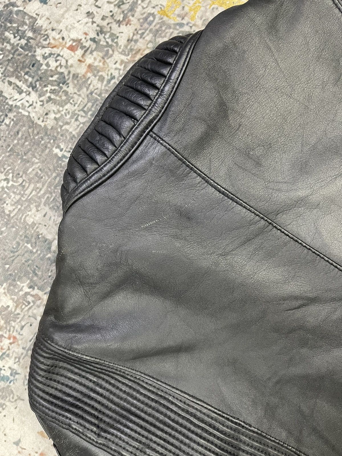 Harley Davidson Vtg Genuine Leather Padded Panel Motorcycle Jacket Size US M / EU 48-50 / 2 - 11 Thumbnail