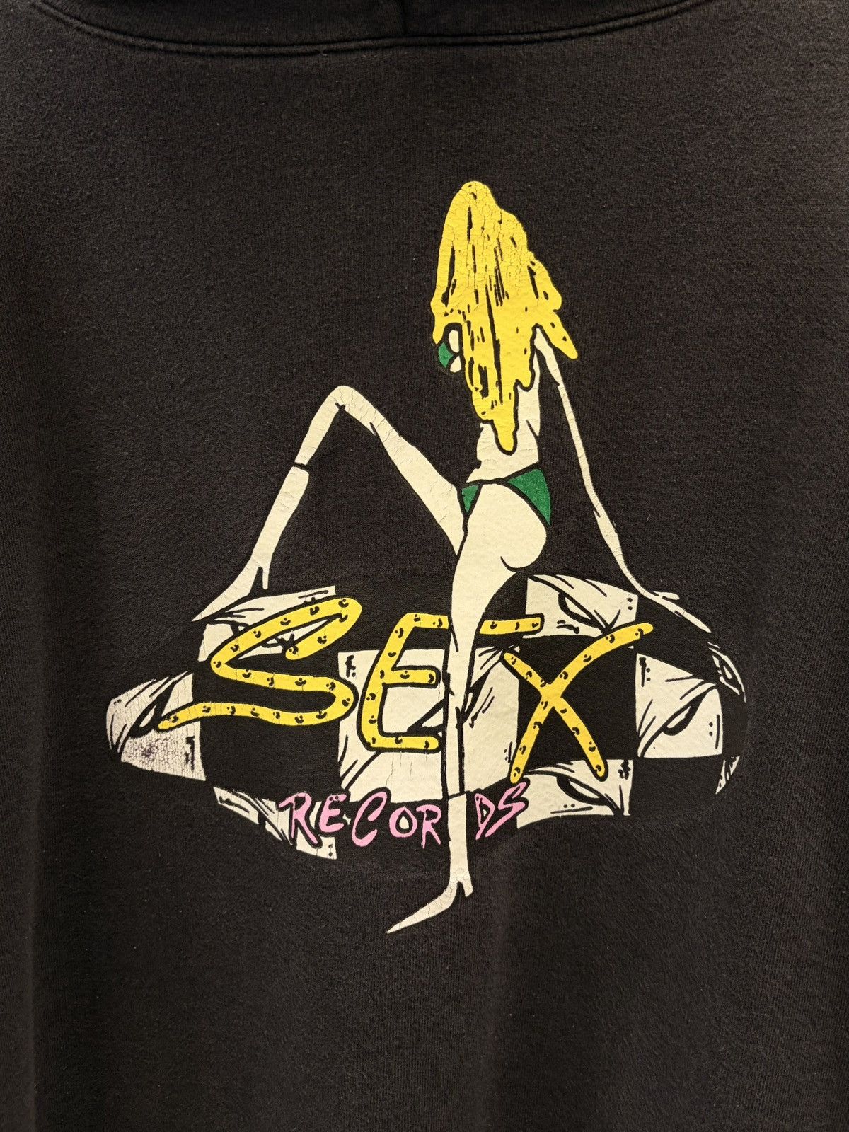 Chrome Hearts Chrome Hearts Black Yellow Sex Records Hoodie Size US XL / EU 56 / 4 - 6 Thumbnail
