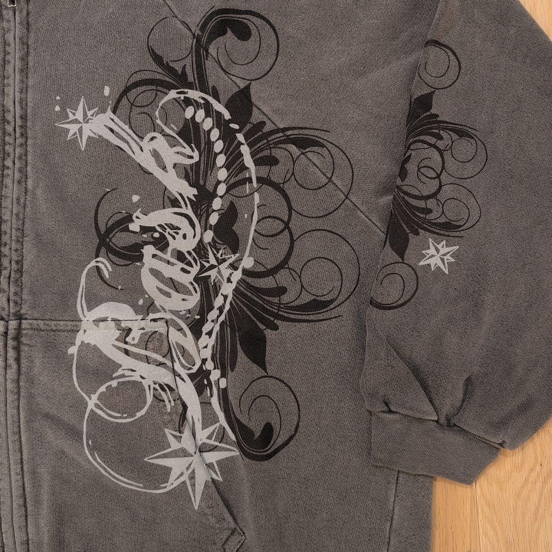 basketcase gallery Basketcase Gallery “LEXI v2” Zip Hoodie – Washed Black, XL Size US XL / EU 56 / 4 - 7 Thumbnail
