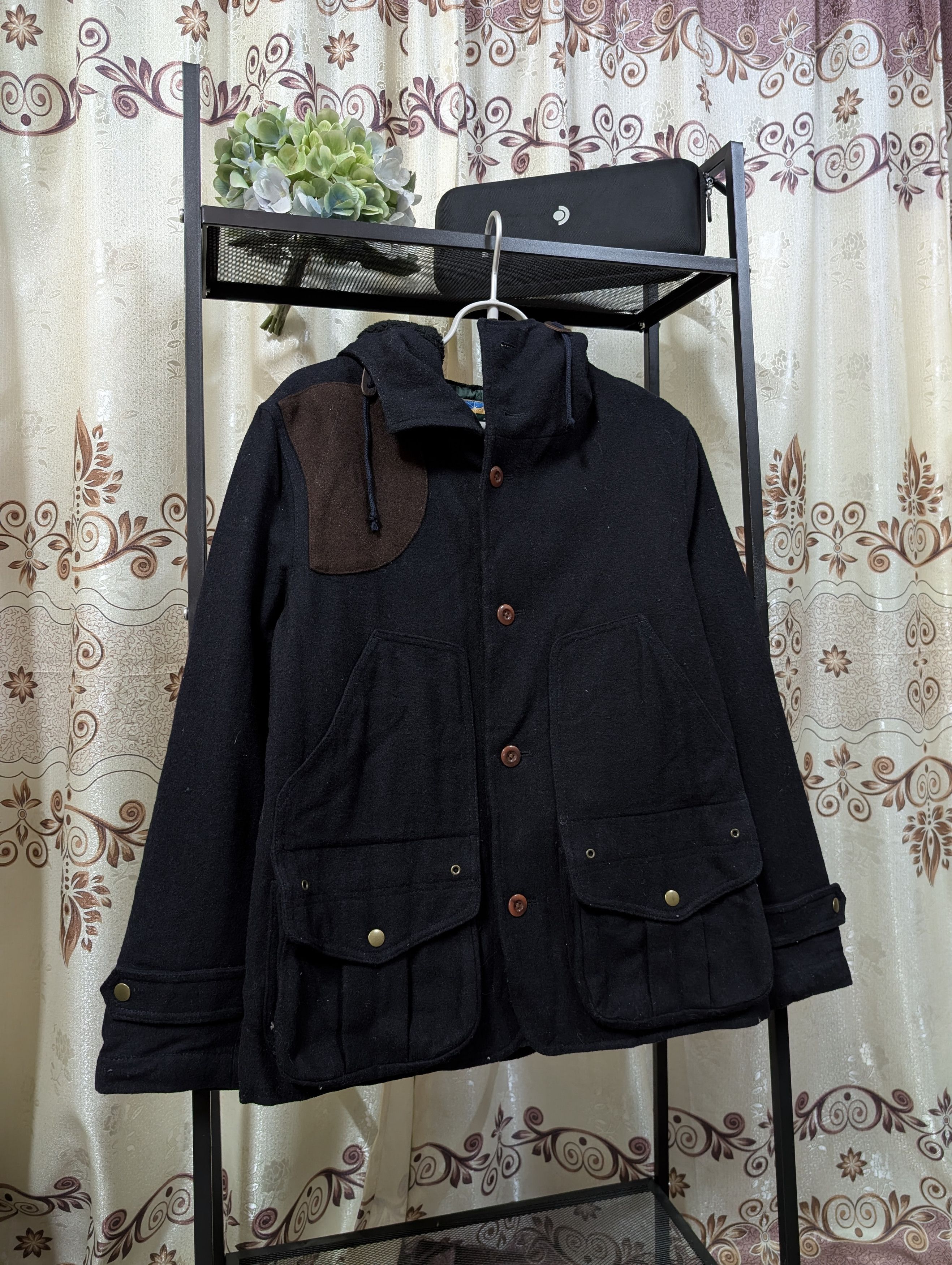 Global Work Vintage Global Work Wool Jacket Tactical Winter Coat Size US M / EU 48-50 / 2 - 1 Thumbnail