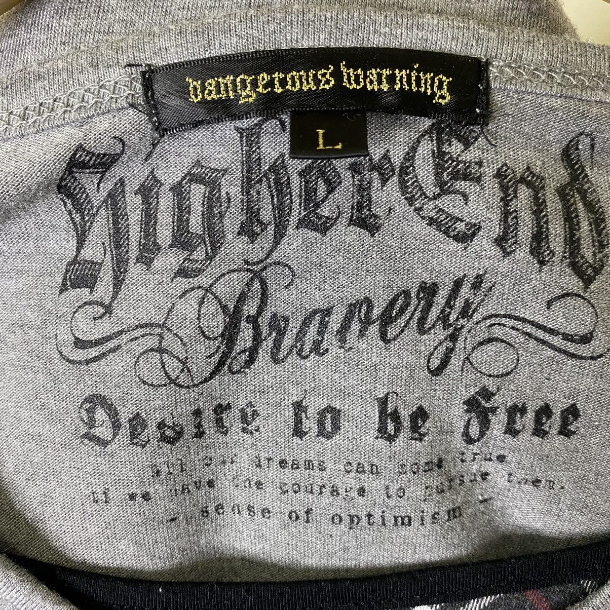 If Six Was Nine × Japanese Brand × Seditionaries Dangerous Warning Seditionaries Poem Cyber Gothic Punk L/S Size US L / EU 52-54 / 3 - 3 Thumbnail