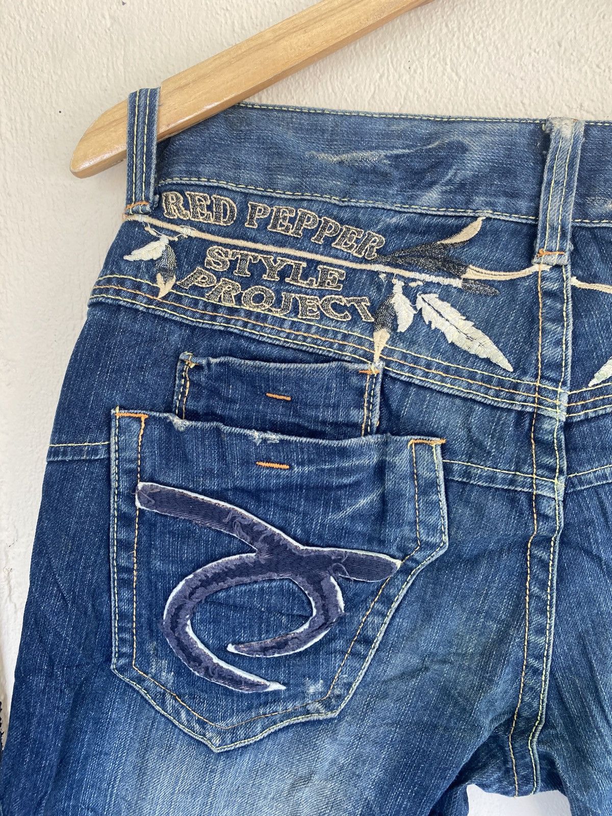 Le Grande Bleu (L.G.B.) RED PEPPER 2000s Denim Size US 32 / EU 48 - 6 Thumbnail