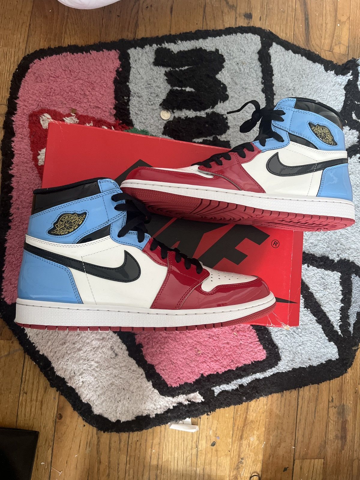 Jordan Brand Jordan 1 "Fearless UNC Chicago" Size US 11 / EU 44 - 1 Thumbnail