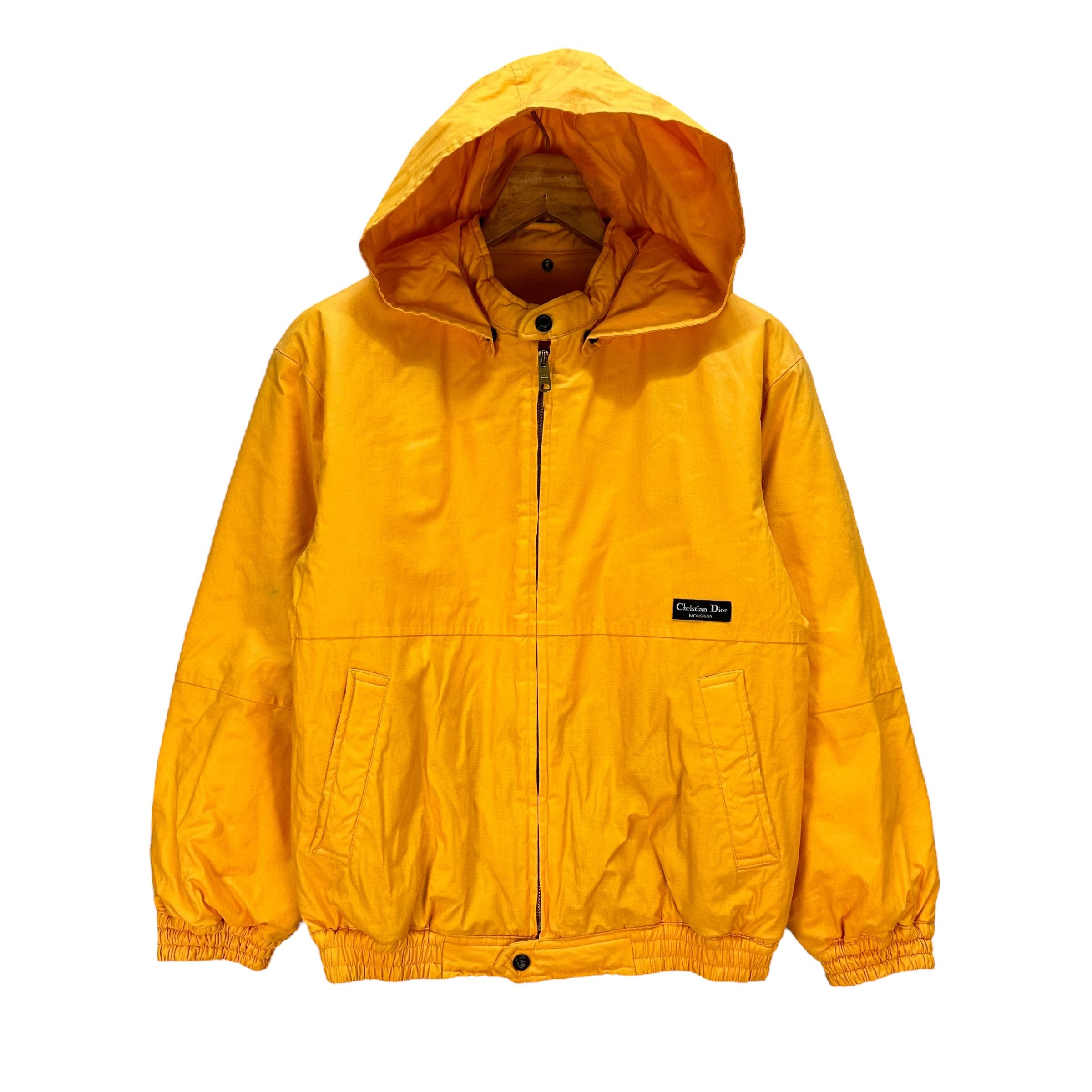 Christian Dior Monsieur Vintage 90's CHRISTIAN DIOR Orange Hooded Jacket #A72-1745 Size US M / EU 48-50 / 2 - 1 Thumbnail
