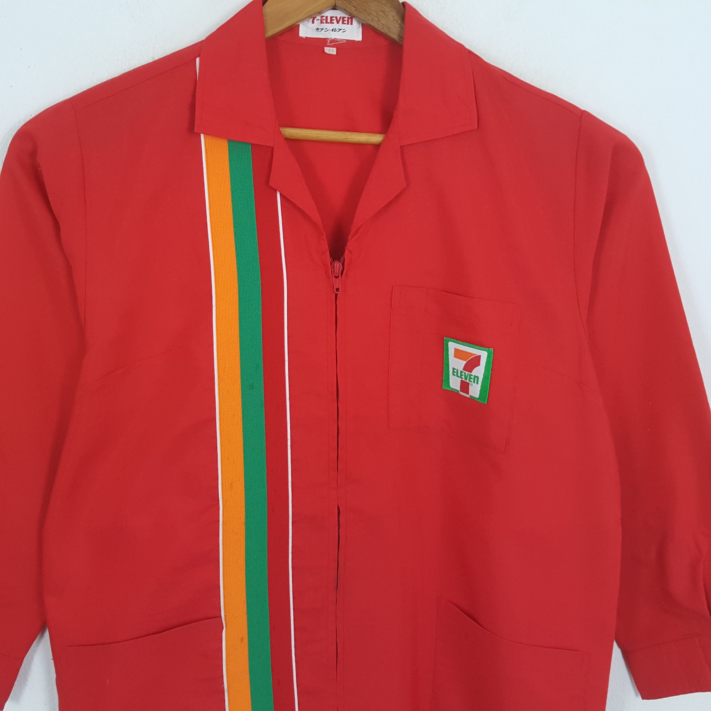 Japanese Brand × Vintage Vintage 7-ELEVEn Japanese Workers Uniform Shirt Jacket Size US M / EU 48-50 / 2 - 2 Thumbnail