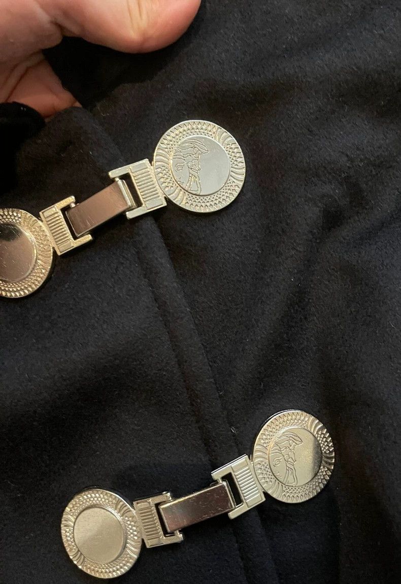 Versace Cashmere cape coat