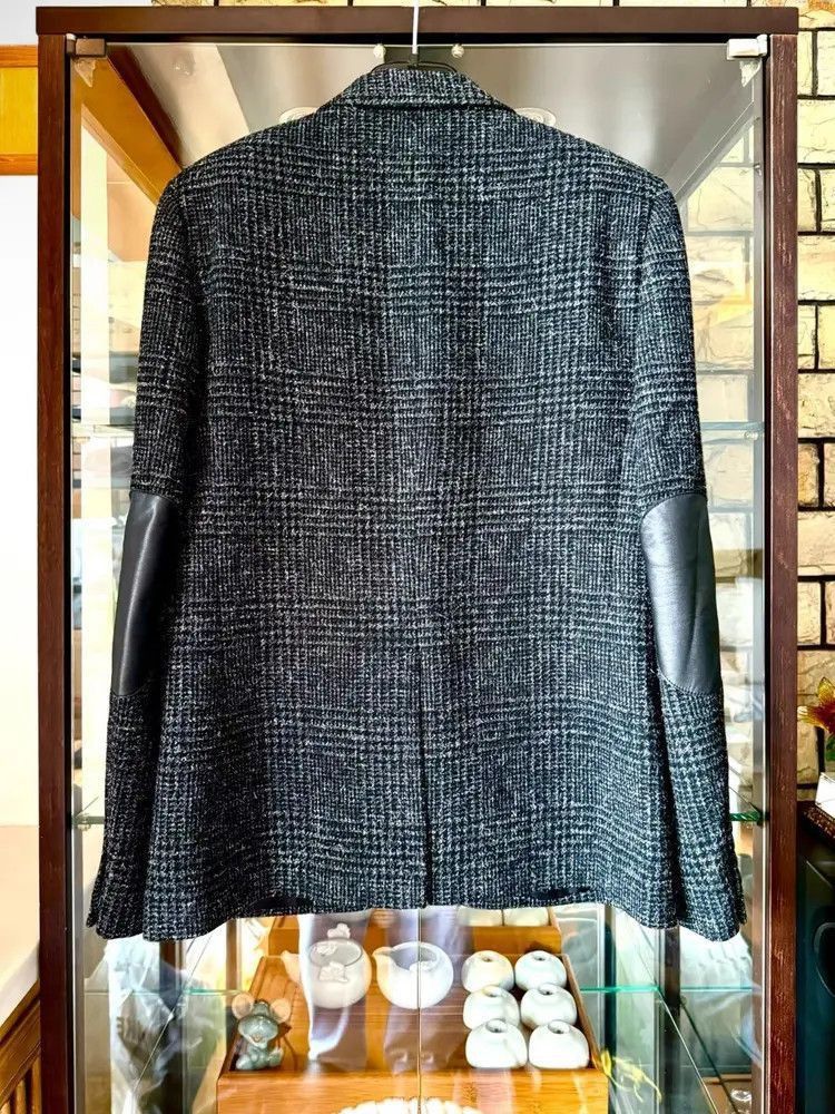 Saint Laurent Paris Sz 48 Saint Laurent Paris Plaid Jacket-2507 Size US M / EU 48-50 / 2 - 3 Thumbnail