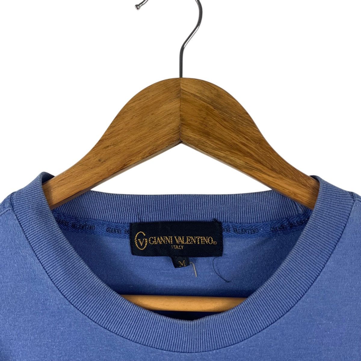 Valentino × Vintage Vintage GIANNI VALENTINO Embroidery spellout tee shirt Size US M / EU 48-50 / 2 - 5 Thumbnail