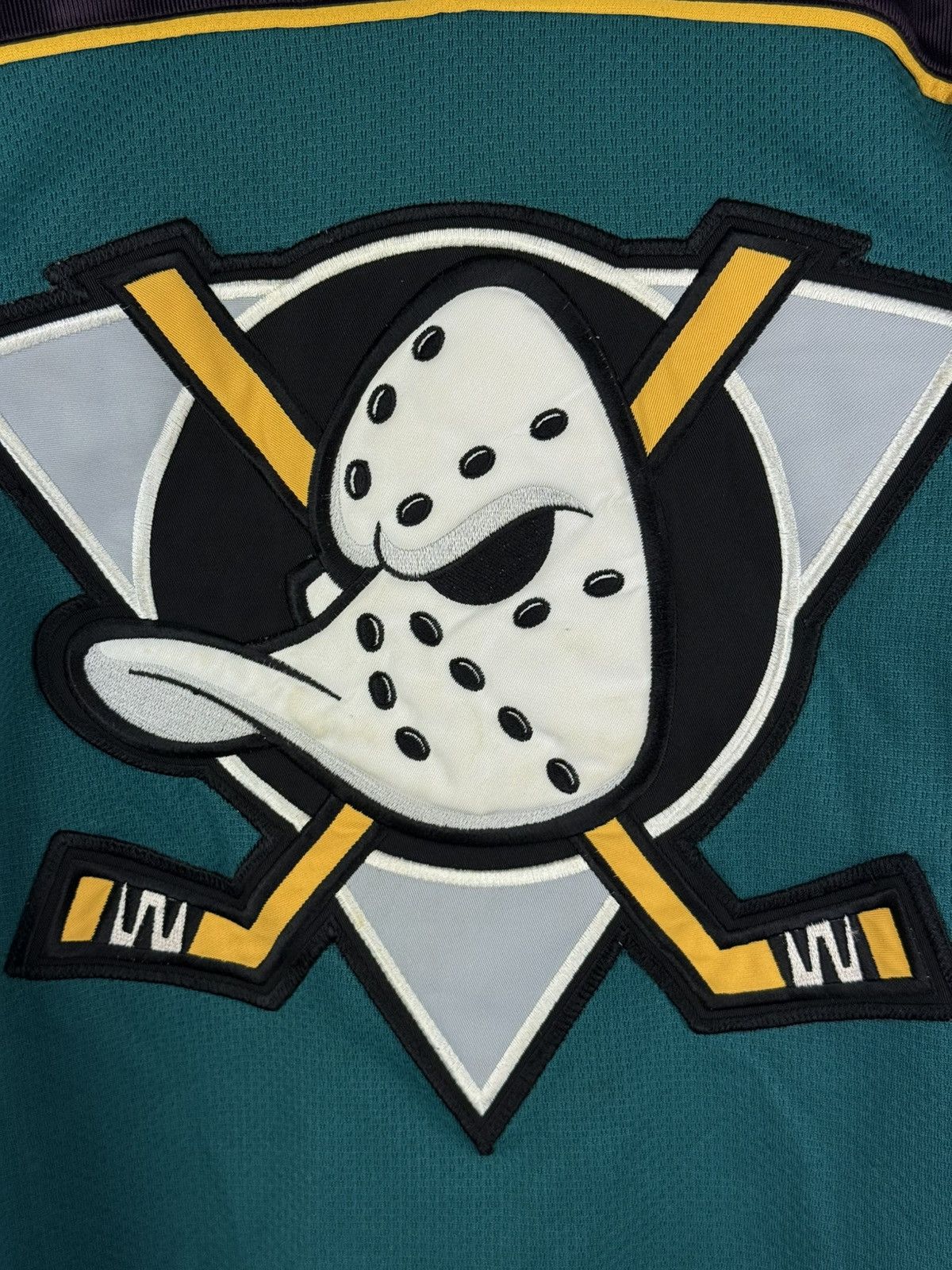 Starter VTG 90s Starter Anaheim Mighty Ducks NHL Jersey Shirt Size M Size US M / EU 48-50 / 2 - 8 Thumbnail