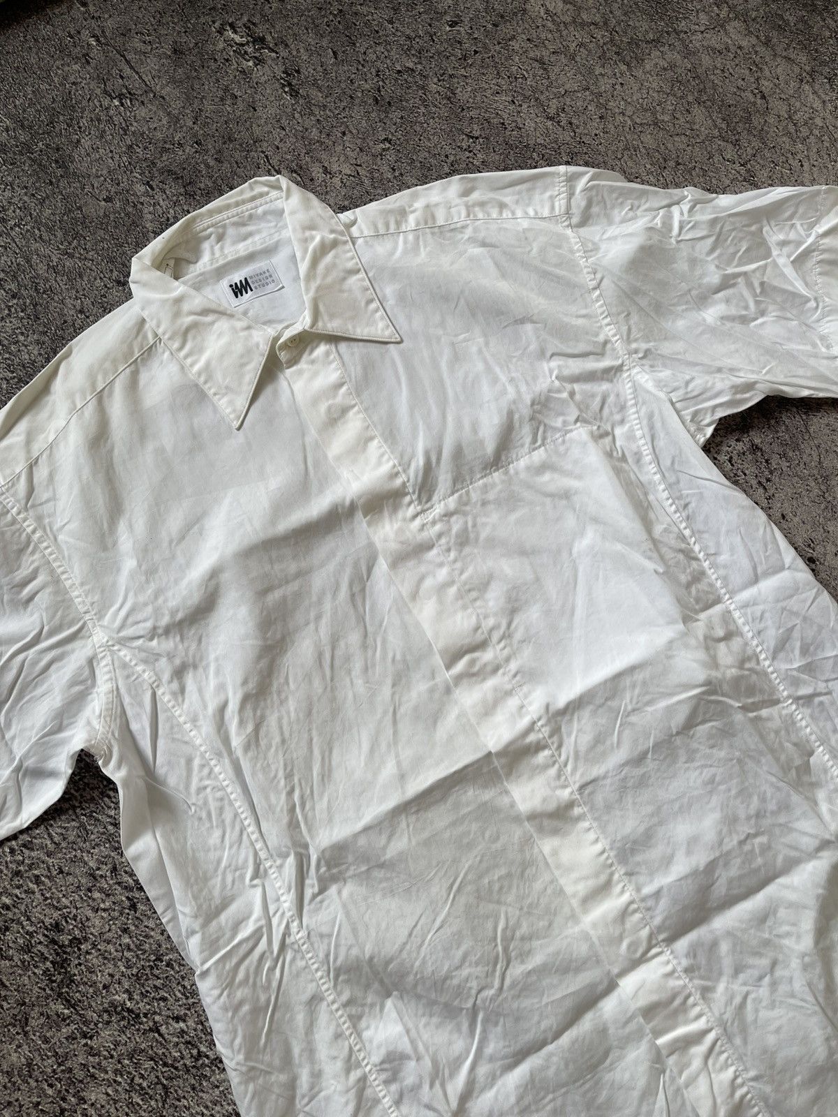 Issey Miyake Vintage Issey Miyake basic white shirt Size US M / EU 48-50 / 2 - 1 Thumbnail