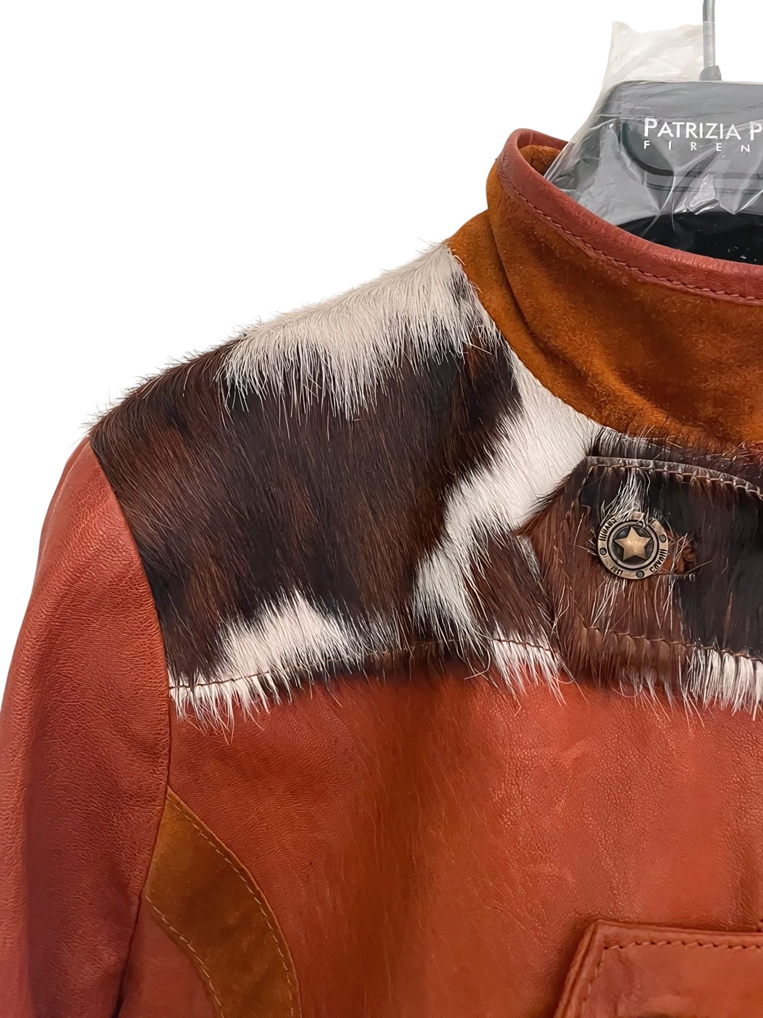 Roberto Cavalli ARCHIVE WESTERN COWBOY LEATHER JACKET Size S / US 4 / IT 40 - 5 Thumbnail