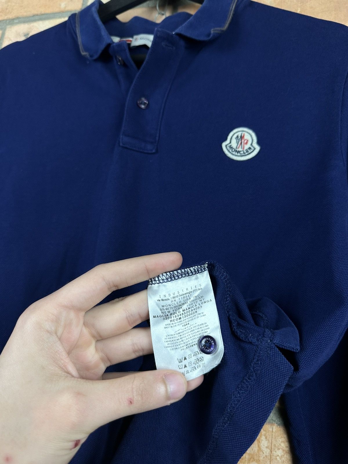 Moncler Long Sleeve Blue