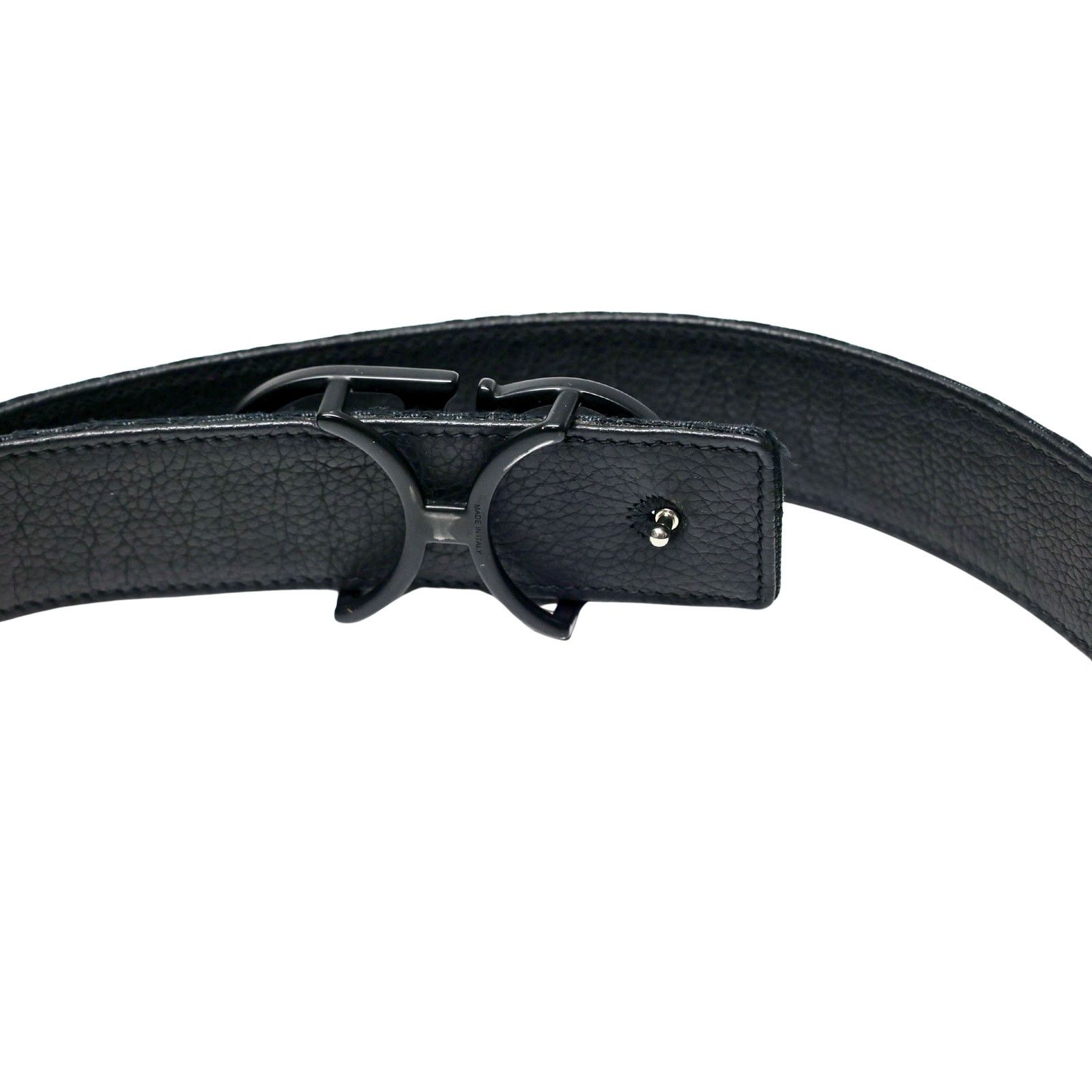 Dior Dior Belt Reversible Oblique Jacquard Navy Black with Buckle Size 36 - 8 Thumbnail