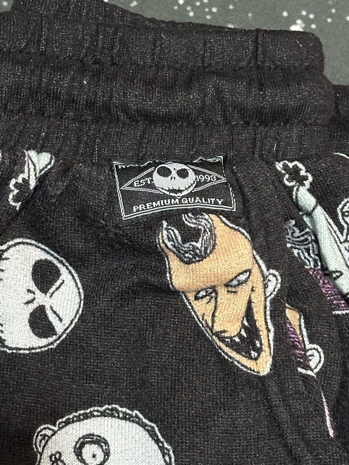 Disney Nightmare Before Christmas Pajama Bottoms Size 26" / US 2 / IT 38 - 5 Thumbnail