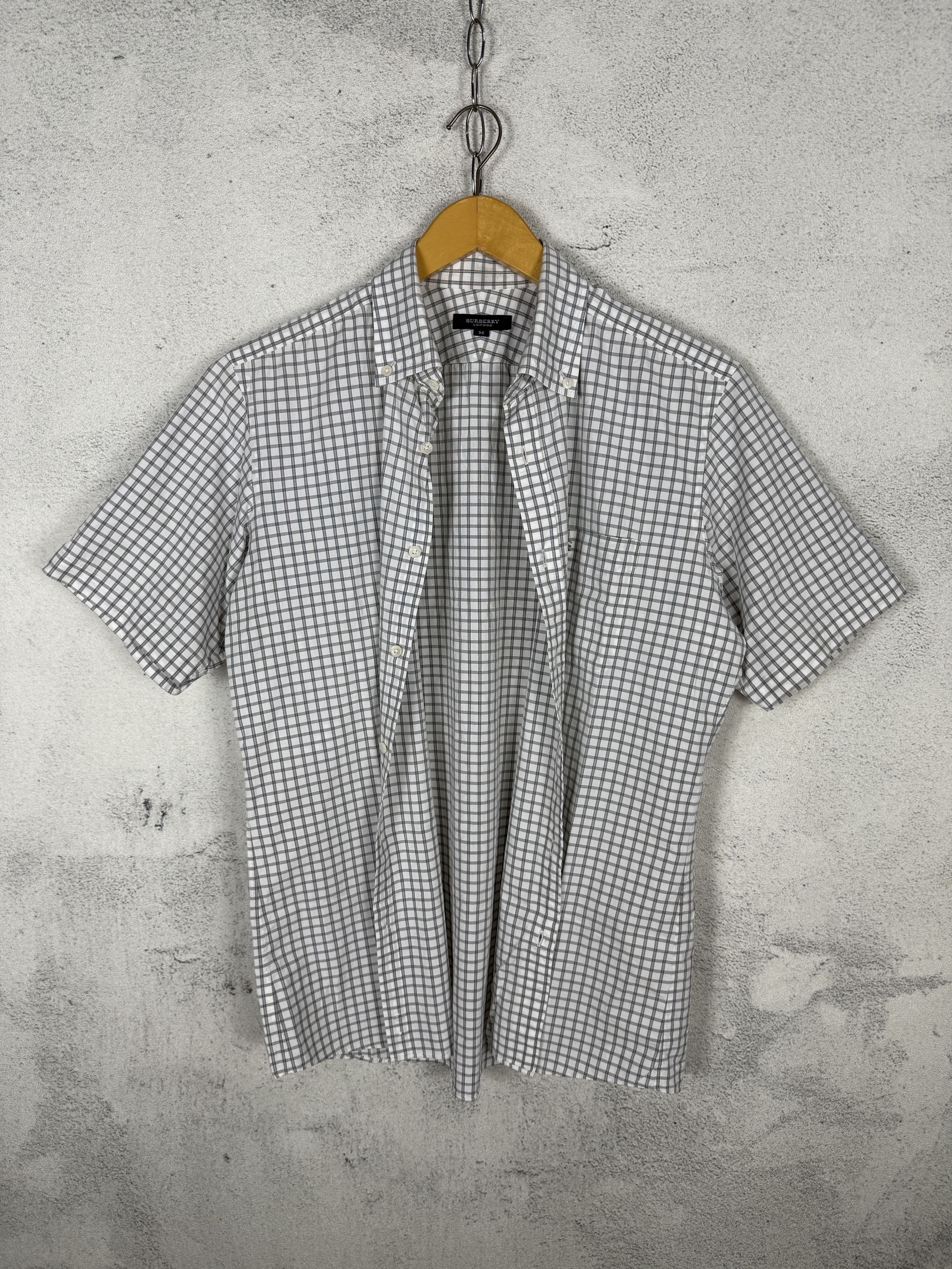 Burberry Vintage Burberry Plaid Gingham Button Down Shirt Size US M / EU 48-50 / 2 - 4 Thumbnail