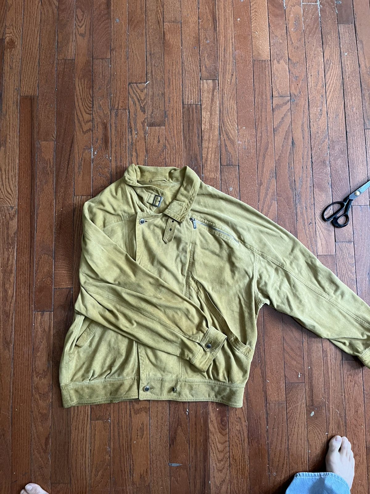 Vintage Turmeric yellow French bomber jacket Size US M / EU 48-50 / 2 - 5 Thumbnail