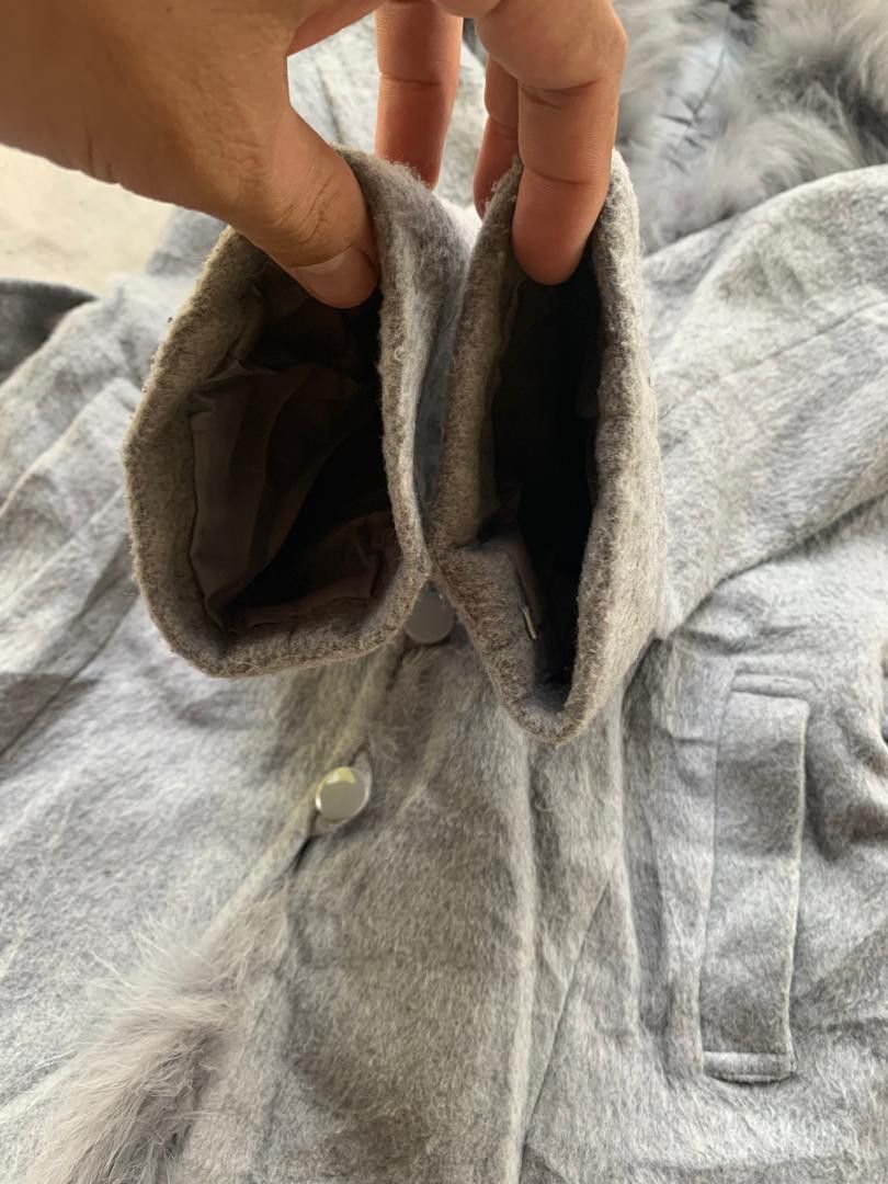 Japanese Brand CLE des ZONES fur Jacket Button Size XS / US 0-2 / IT 36-38 - 6 Thumbnail
