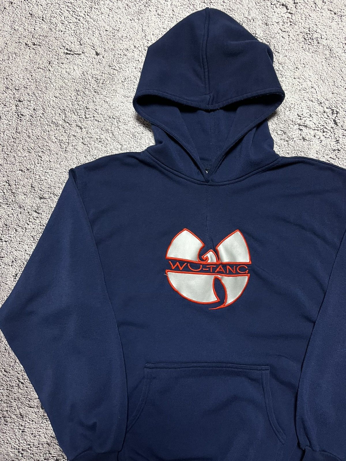 Wu-Tang Clan Vintage Wu-Tang Clan Hoodie Big Logo Navy Size 2XL Size US XXL / EU 58 / 5 - 5 Thumbnail