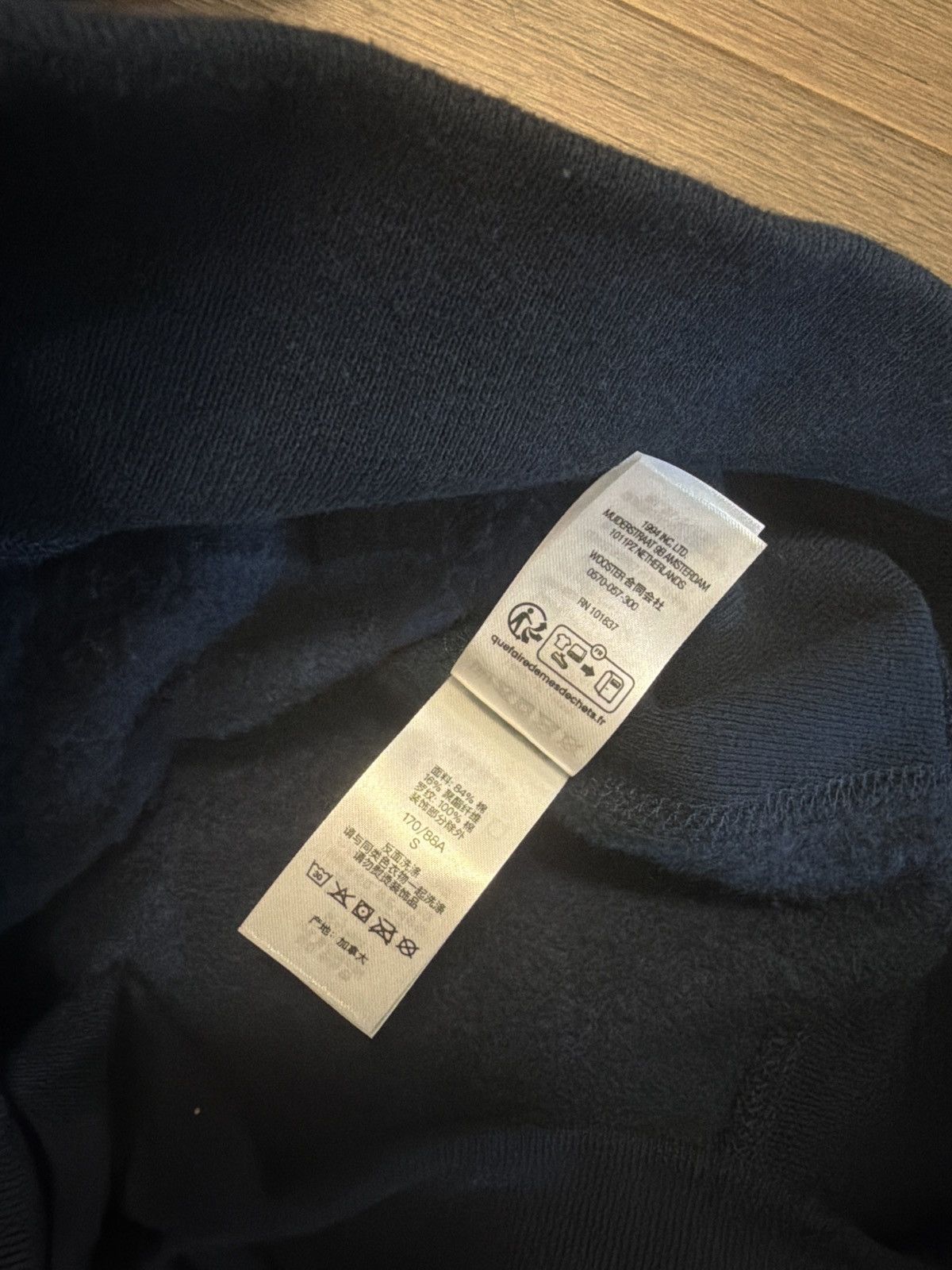 Supreme Supreme Collegiate Hooded Sweatshirt 'Navy' Size US S / EU 44-46 / 1 - 4 Thumbnail