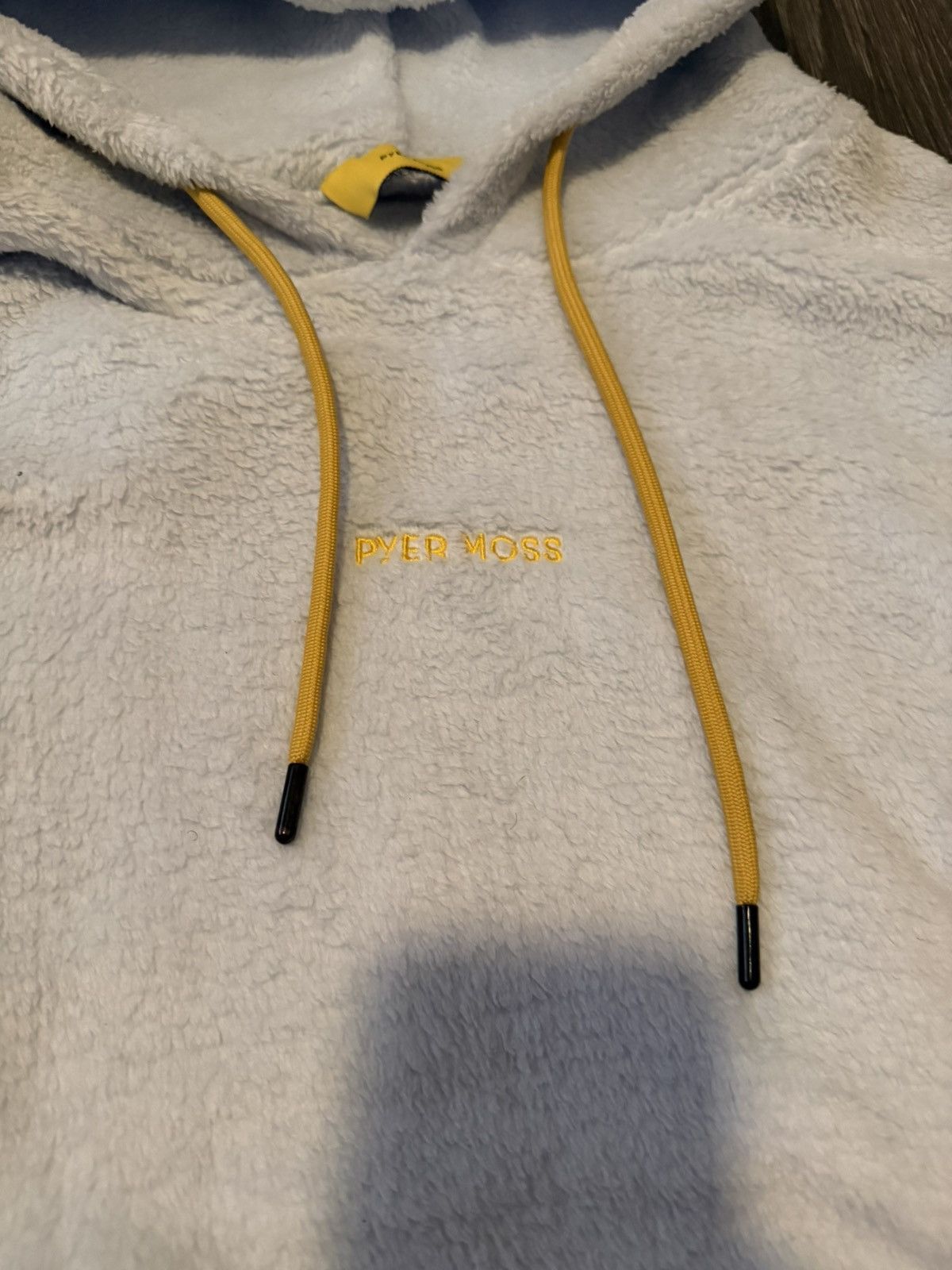 Pyer Moss ICE BLUE PYER MOSS FLEECE HOODIE Size US L / EU 52-54 / 3 - 2 Thumbnail