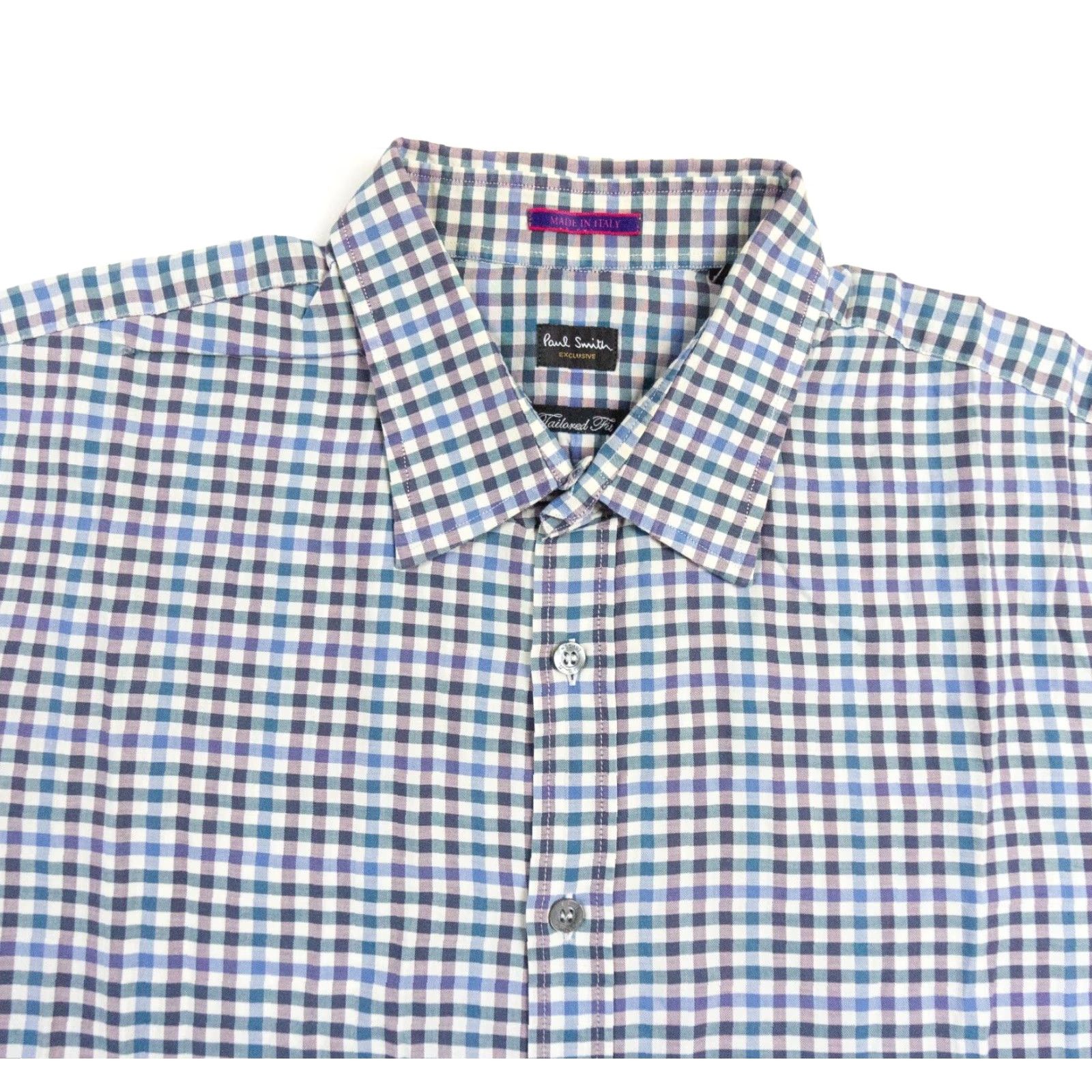 Paul Smith Paul Smith Button Up Shirt Mens 16.5 Long Sleeve Plaid Regular Fit Multicolor Preppy Size US L / EU 52-54 / 3 - 2 Thumbnail