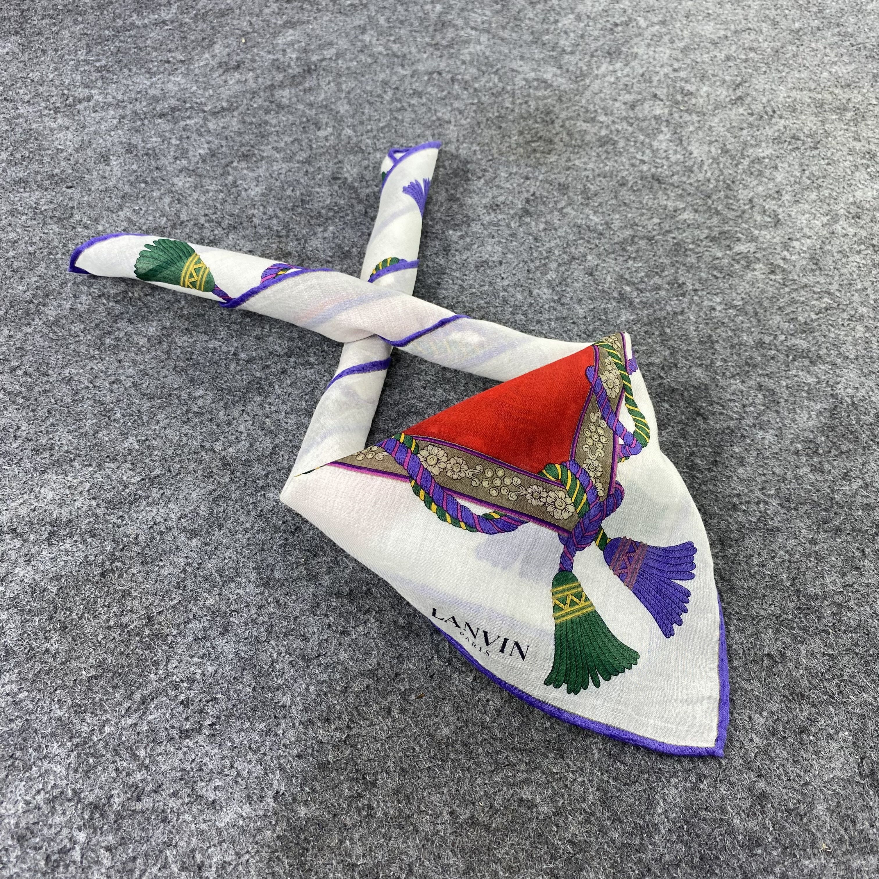 Lanvin Lanvin Handkerchief / Bandana / Neckerchief /Headscarf-B1260 Size ONE SIZE - 1 Thumbnail