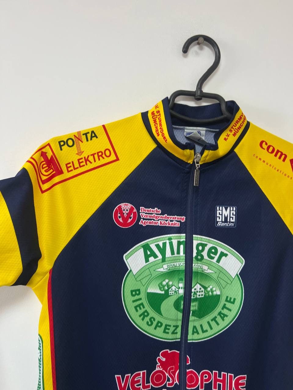 Other Vintage Sms Santini Cycling Jersey Bicycle Shirt Italy L Size US L / EU 52-54 / 3 - 5 Thumbnail