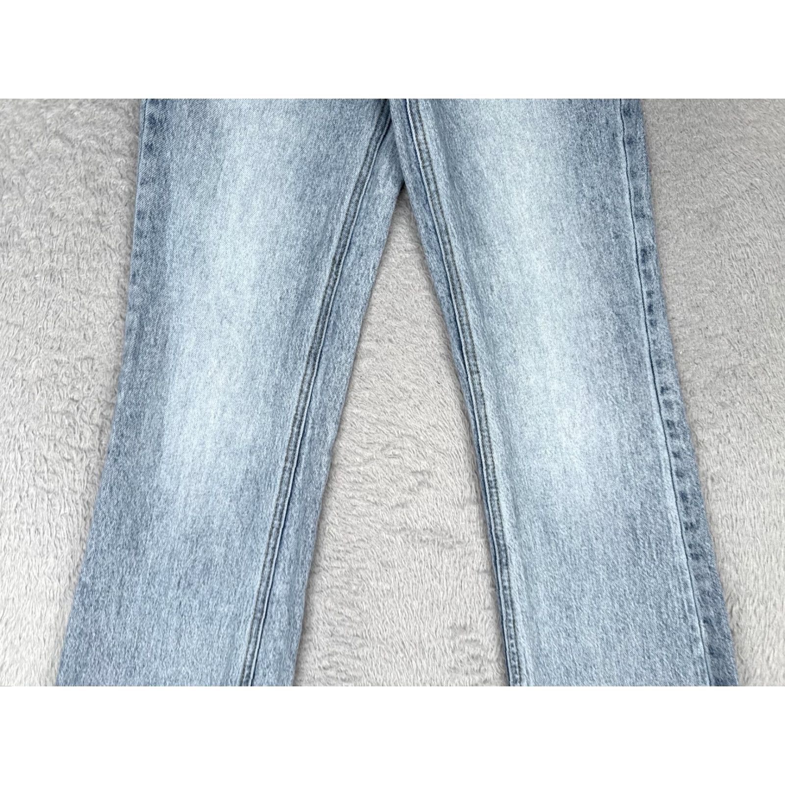 Pacsun PacSun Jeans Womens 22 Light Blue Wash Stretch High Rise Bootcut Denim Zip Fly 5-Pocket Cowboy Womens Size 40" / US 18 - 3 Thumbnail