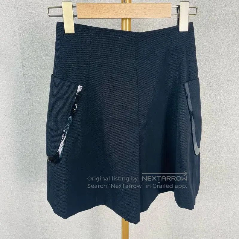 Fendi Fendi Black Recycled Fiber Women’s Skirt . Size 22" - 2 Thumbnail