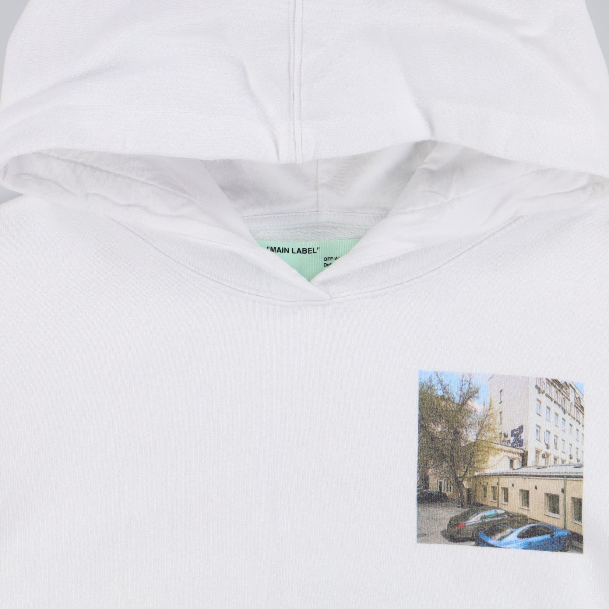 Off-White x KM20 White Logo Hoodie Size L / US 10 / IT 46 - 4 Thumbnail