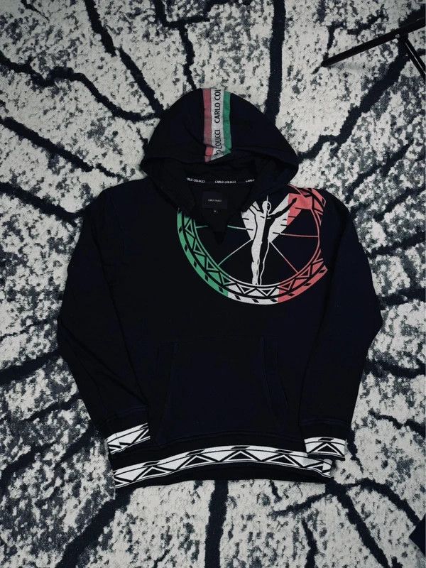 Carlo Colucci Carlo Colucci Hoodie Black Color M Size US M / EU 48-50 / 2 - 1 Thumbnail