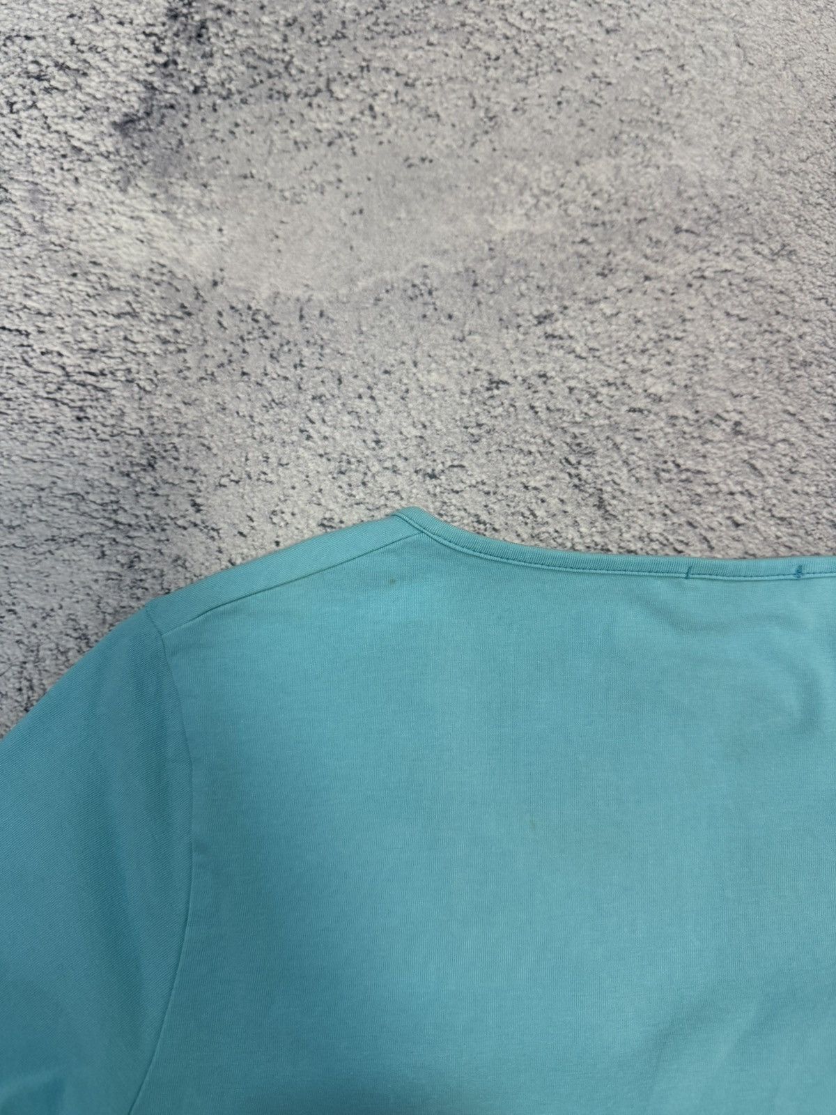 Moncler Moncler Women V Neck Top Turquoise Stretch Long Sleeve L Size L / US 10 / IT 46 - 20 Thumbnail