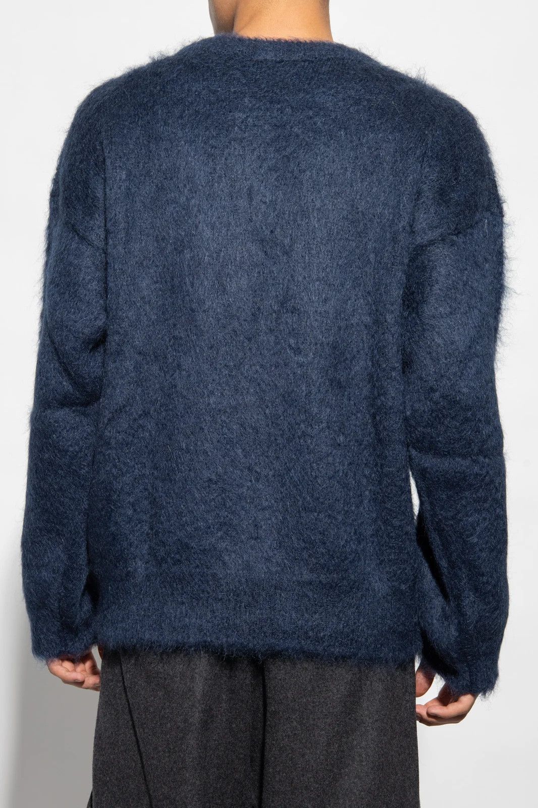 Jil Sander o1y1124 Long Sleeves Crew-Neck Sweater in Midnight Blue Size US M / EU 48-50 / 2 - 3 Thumbnail