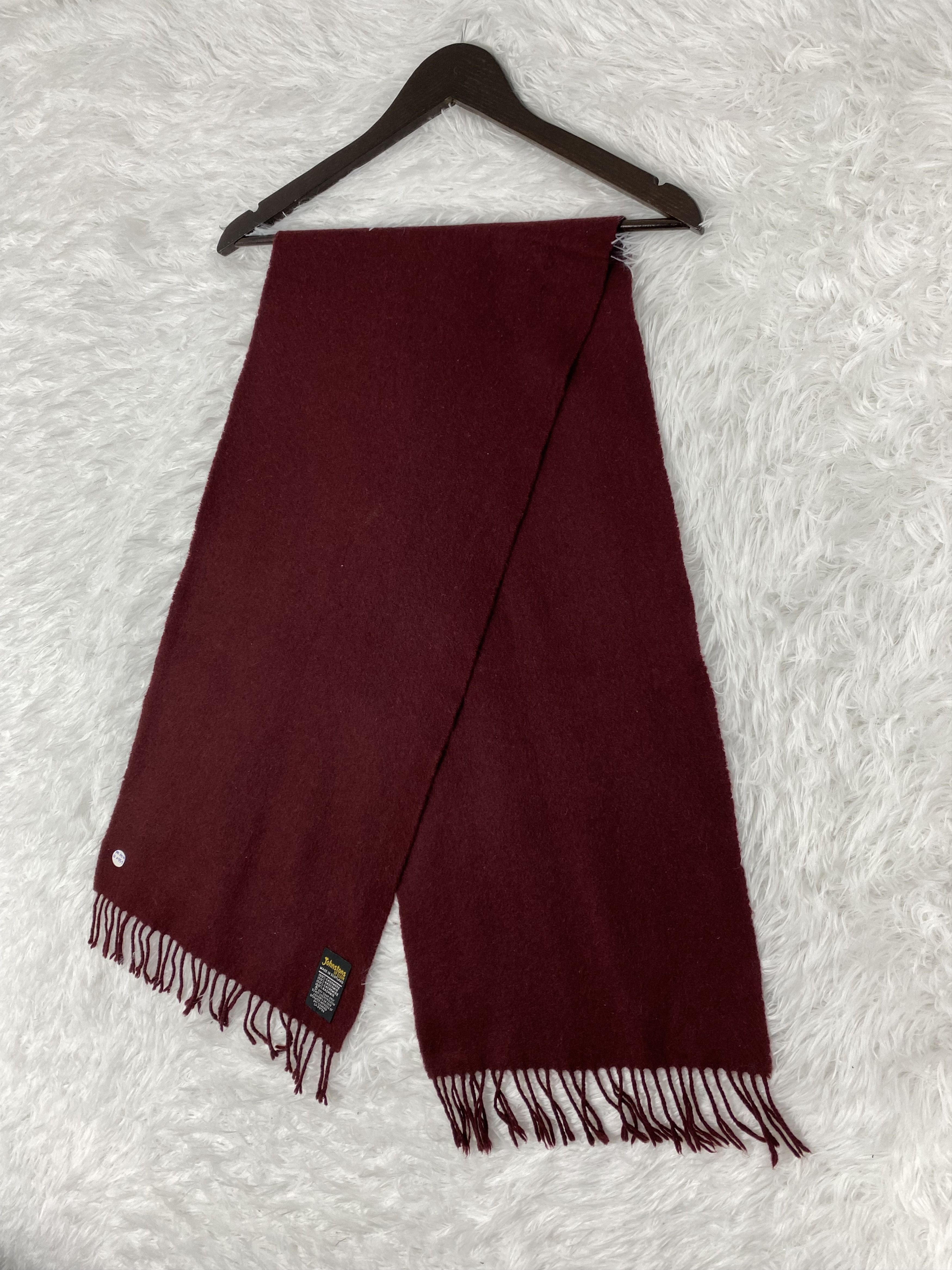 Johnstons Of Elgin Vintage Johnstons of Elgin Scarf / Muffler Neckwear PM0039 Size ONE SIZE - 4 Thumbnail