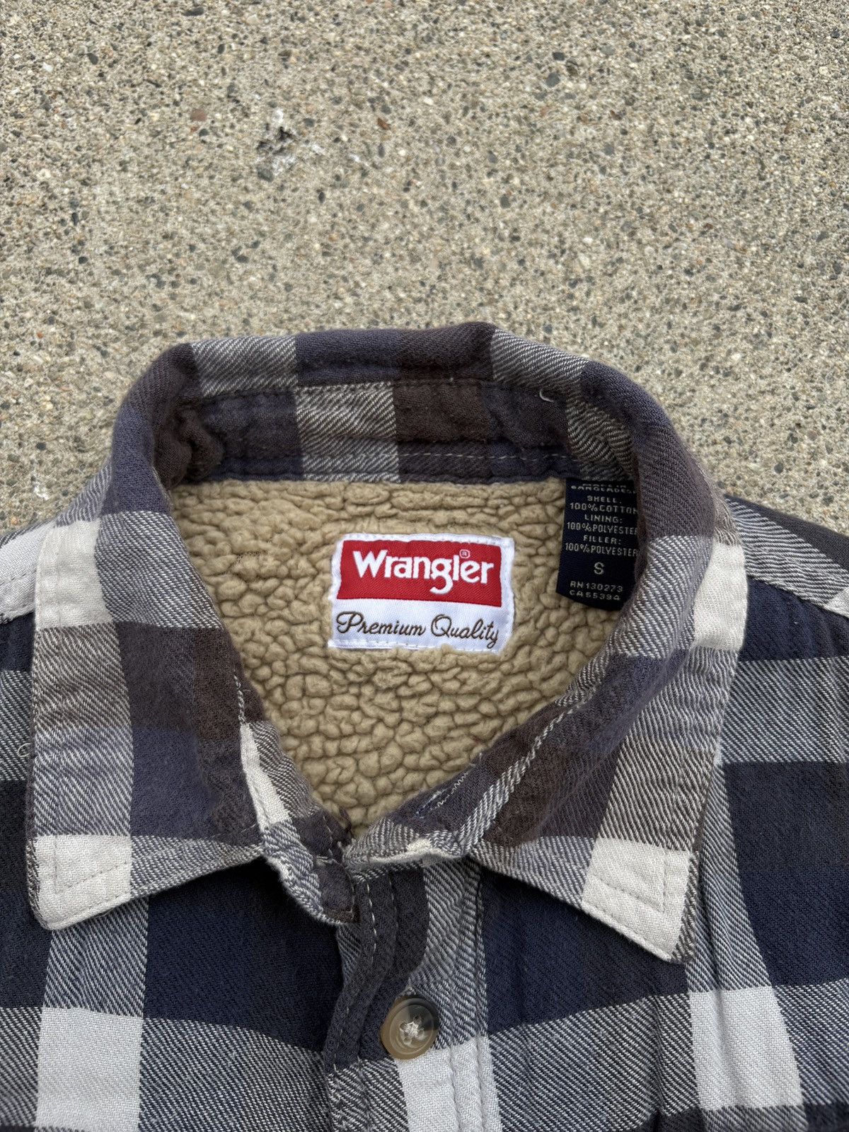 Billy Hill × Wrangler Vintage Wrangler Navy Sherpa Lined Flannel Jacket Size S Size US S / EU 44-46 / 1 - 3 Thumbnail
