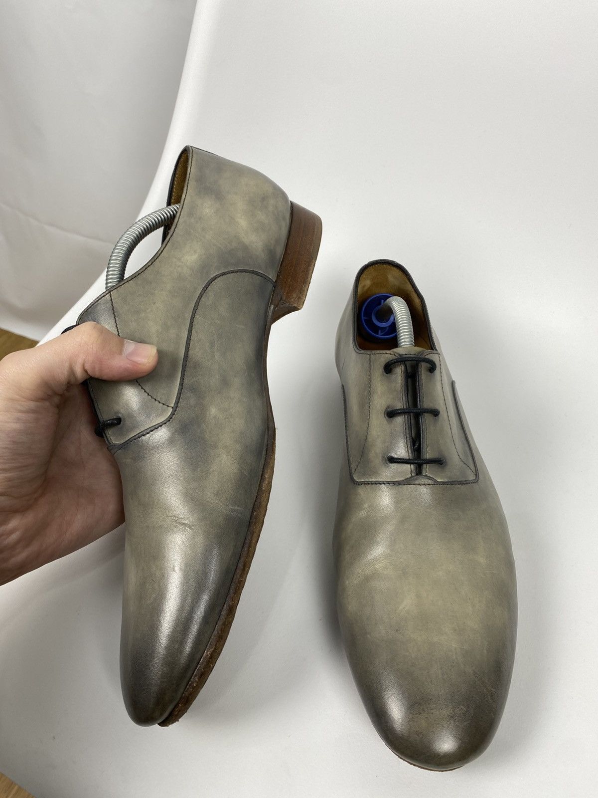Carlos Santos Carlos Santos Genuine Leather Oxford Shoes size EU8.5 US9.5 Size US 9.5 / EU 42-43 - 6 Thumbnail