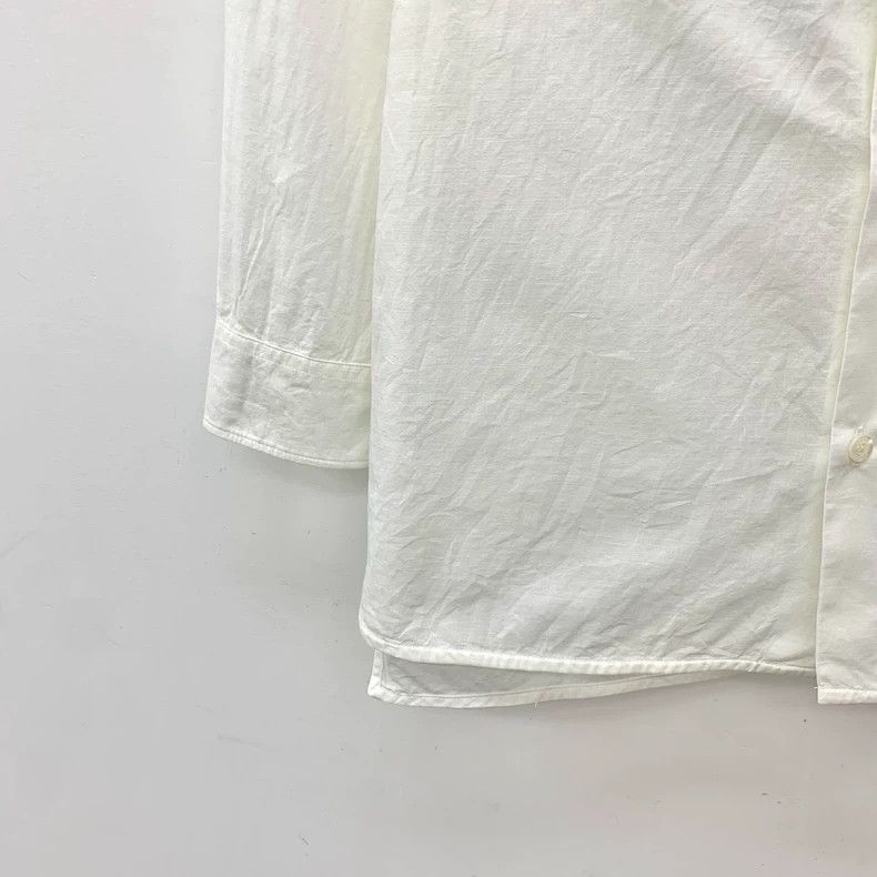 Gucci Gucci Size8 White striped cotton round neck single-breasted Size M / US 6-8 / IT 42-44 - 4 Thumbnail