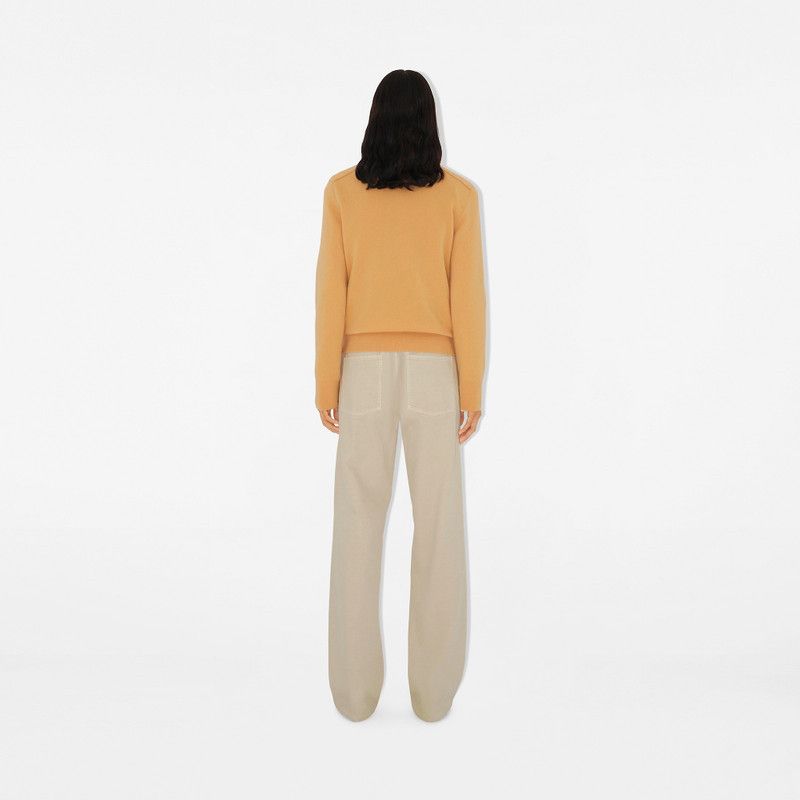 Burberry o1w1db10426 B Shield Wool Blend Sweater in Apricot Size S / US 4 / IT 40 - 4 Thumbnail