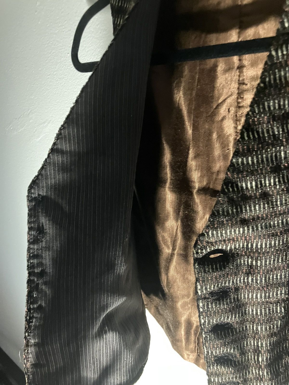 Other 1940s Patterned Satin Waistcoat Size 40R - 9 Thumbnail