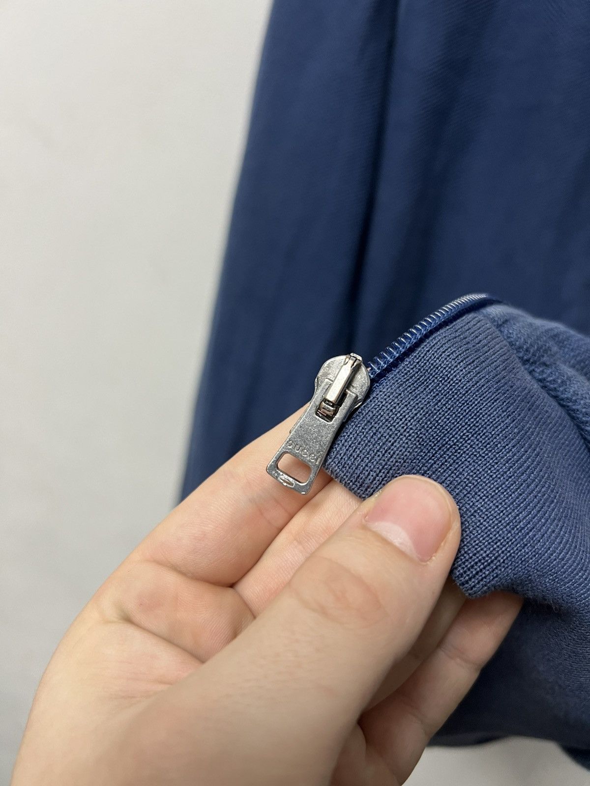 Gucci Gucci Grey Full Zip Sweatshirt Luxury Mens Size M Size US M / EU 48-50 / 2 - 9 Thumbnail