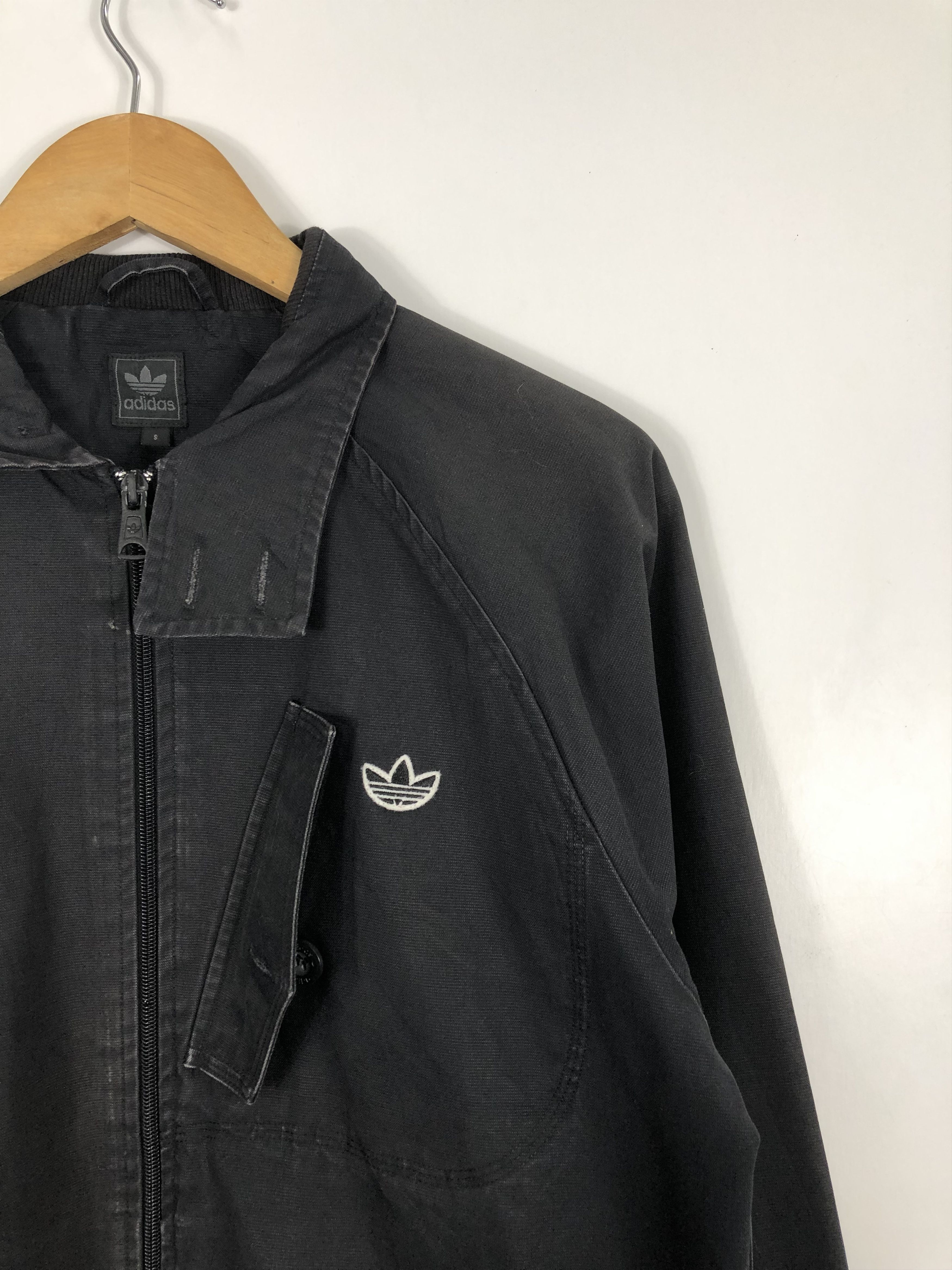 Adidas Vintage 90s Adidas Logo Denim Jacket J0459 Size US S / EU 44-46 / 1 - 8 Thumbnail