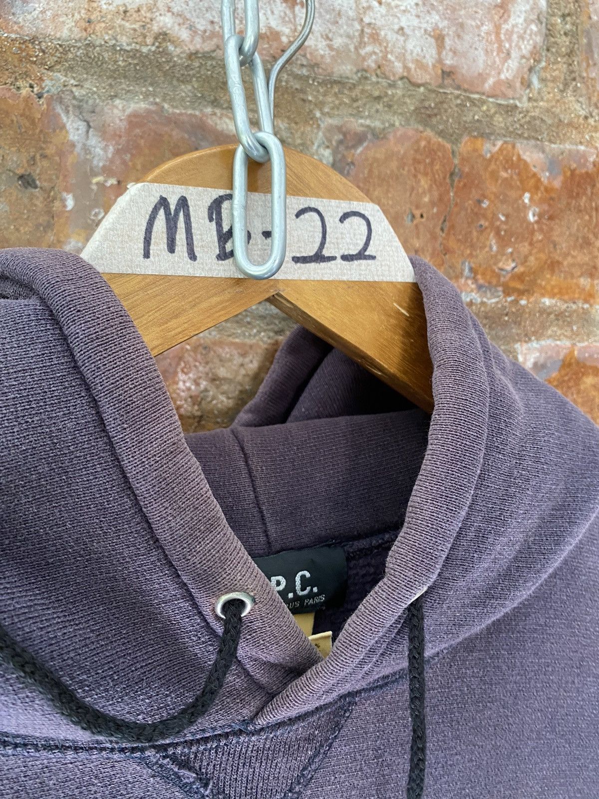 A.P.C. 1990s APC REVERSE Arch Hoodie Size US L / EU 52-54 / 3 - 8 Thumbnail