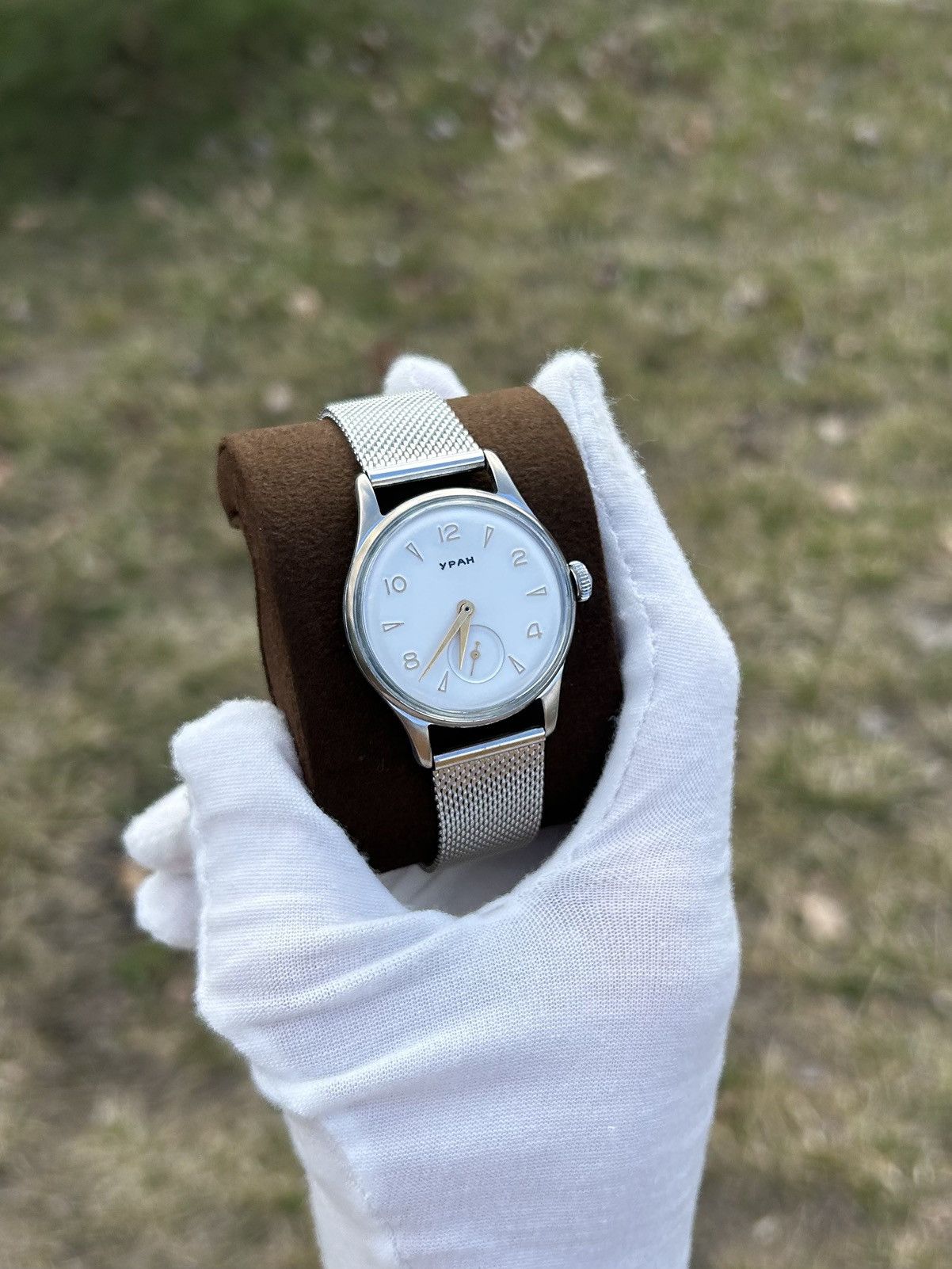 Vintage Vintage Watch Uran USSR Soviet Mechanical Retro 1970s Size ONE SIZE - 15 Thumbnail