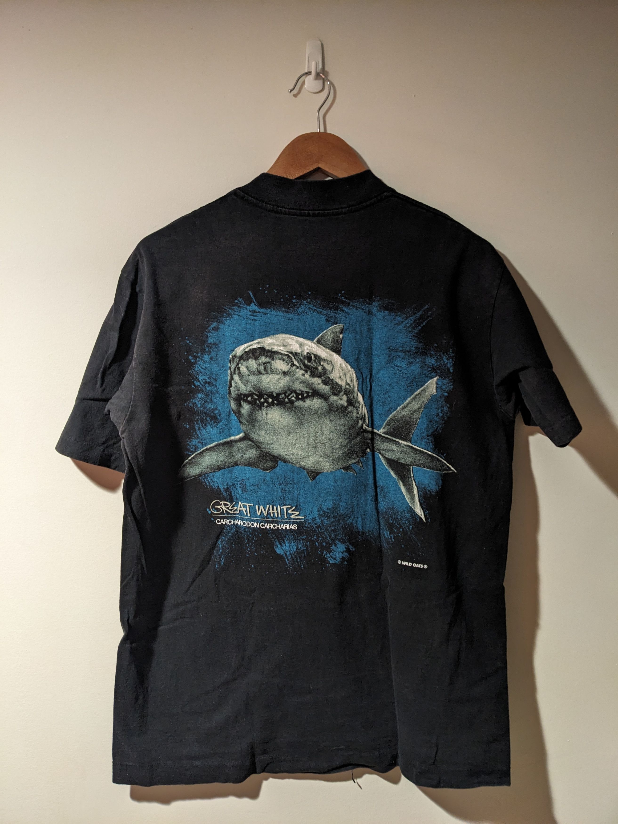 Arts & Science Vintage Sea World Great White Animal Nature Medium T-Shirt Size US M / EU 48-50 / 2 - 1 Thumbnail